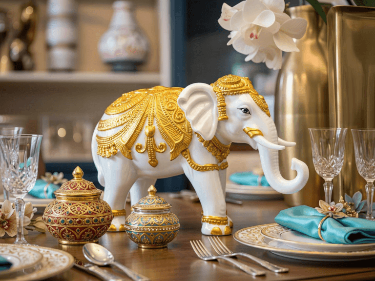 Elephant decor items