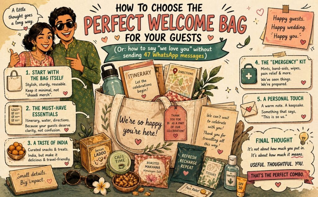 how to choose the perfect welcome bag for your guests