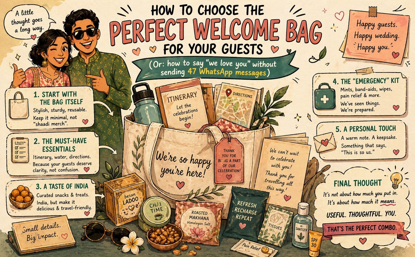 How to Choose the Perfect Welcome Bag for Your Guests. how to choose the perfect welcome bag for your guests