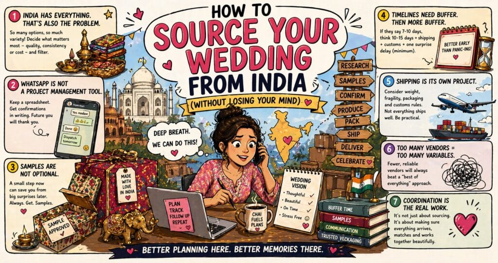 how to source your wedding from india without losing your mind