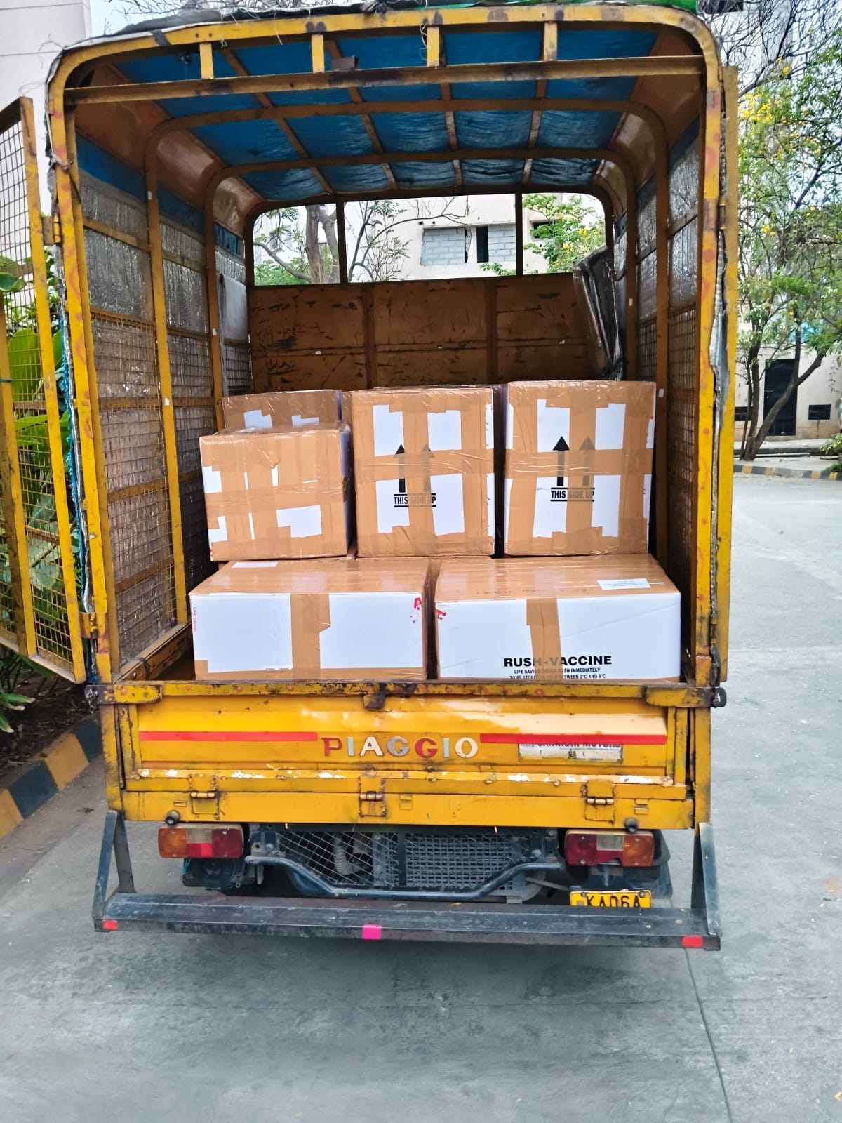 loading into truck