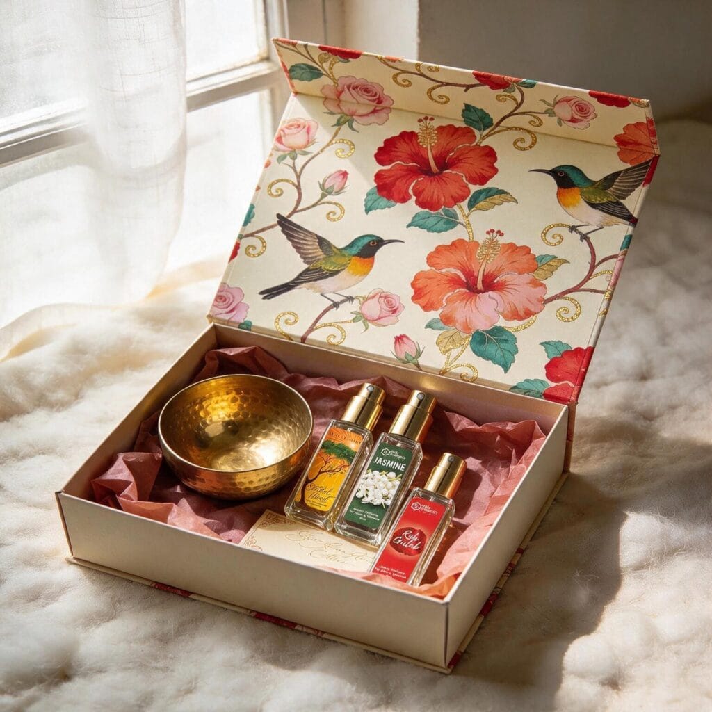Evening Box concept without the silk potli bag
